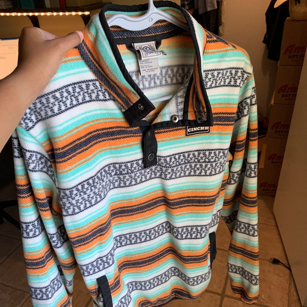 Cinch aztec fleece jacket